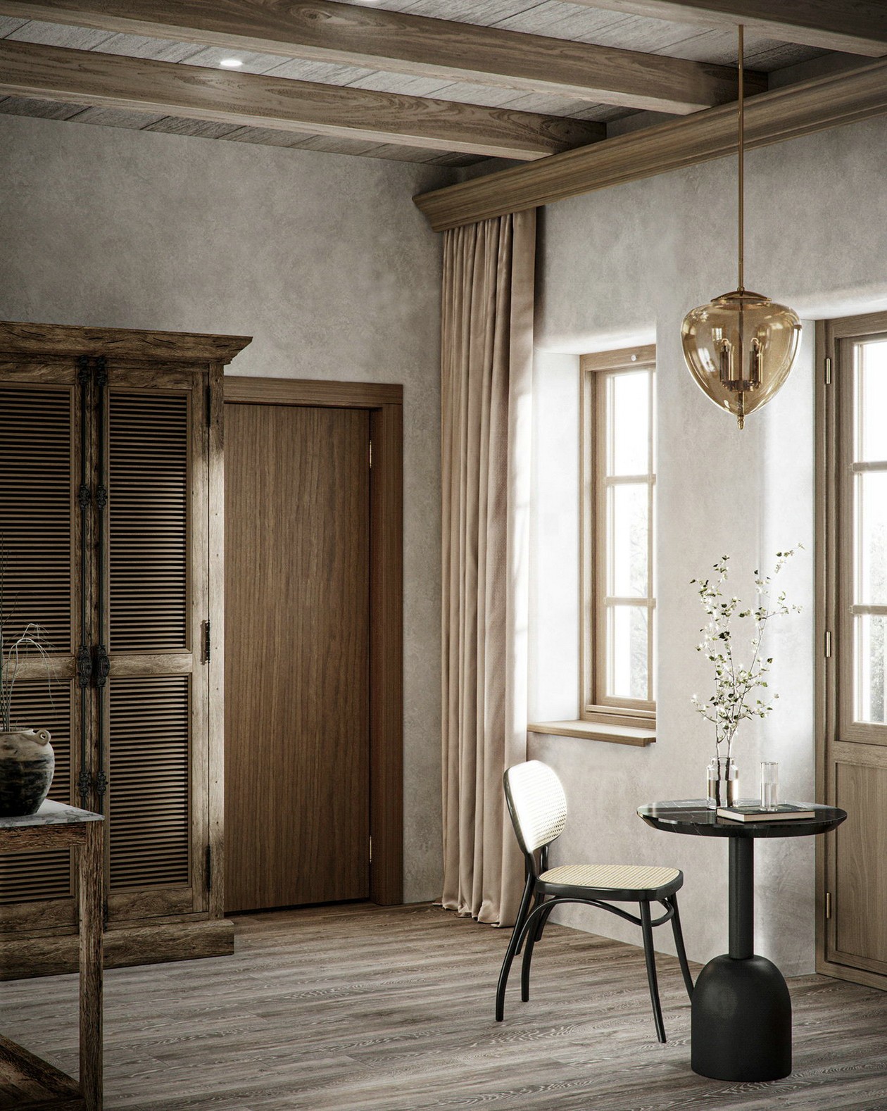 侘寂风复古平层-1