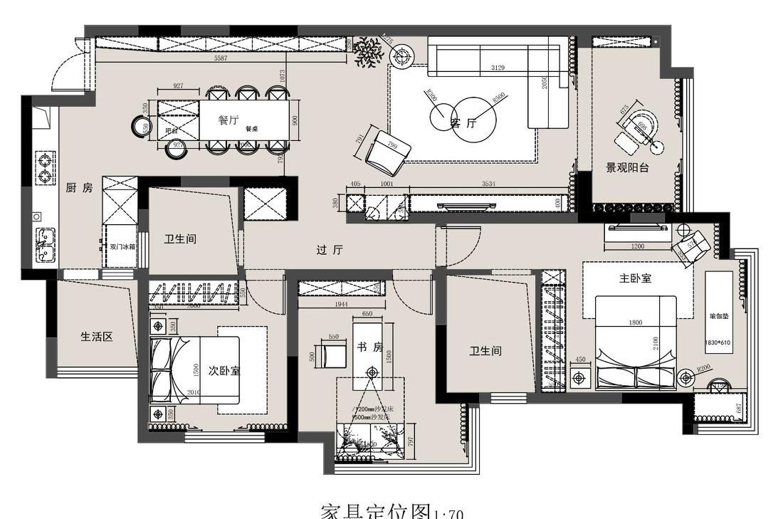 现代台式风格家居，诠释生活禅意-21