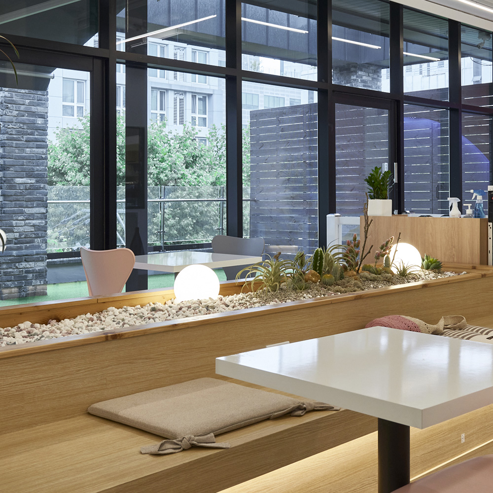 现代简约 45 平爱犬咖啡厅 爱犬酒店内饰设计案例-18