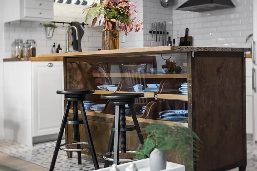 旧家具变身高质感厨房岛台-2