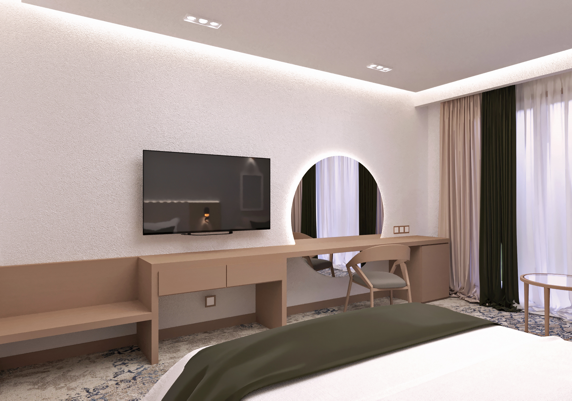 Parsian Esteghlal Int Hotel 房间翻新丨伊朗德黑兰丨AEonic Design-13