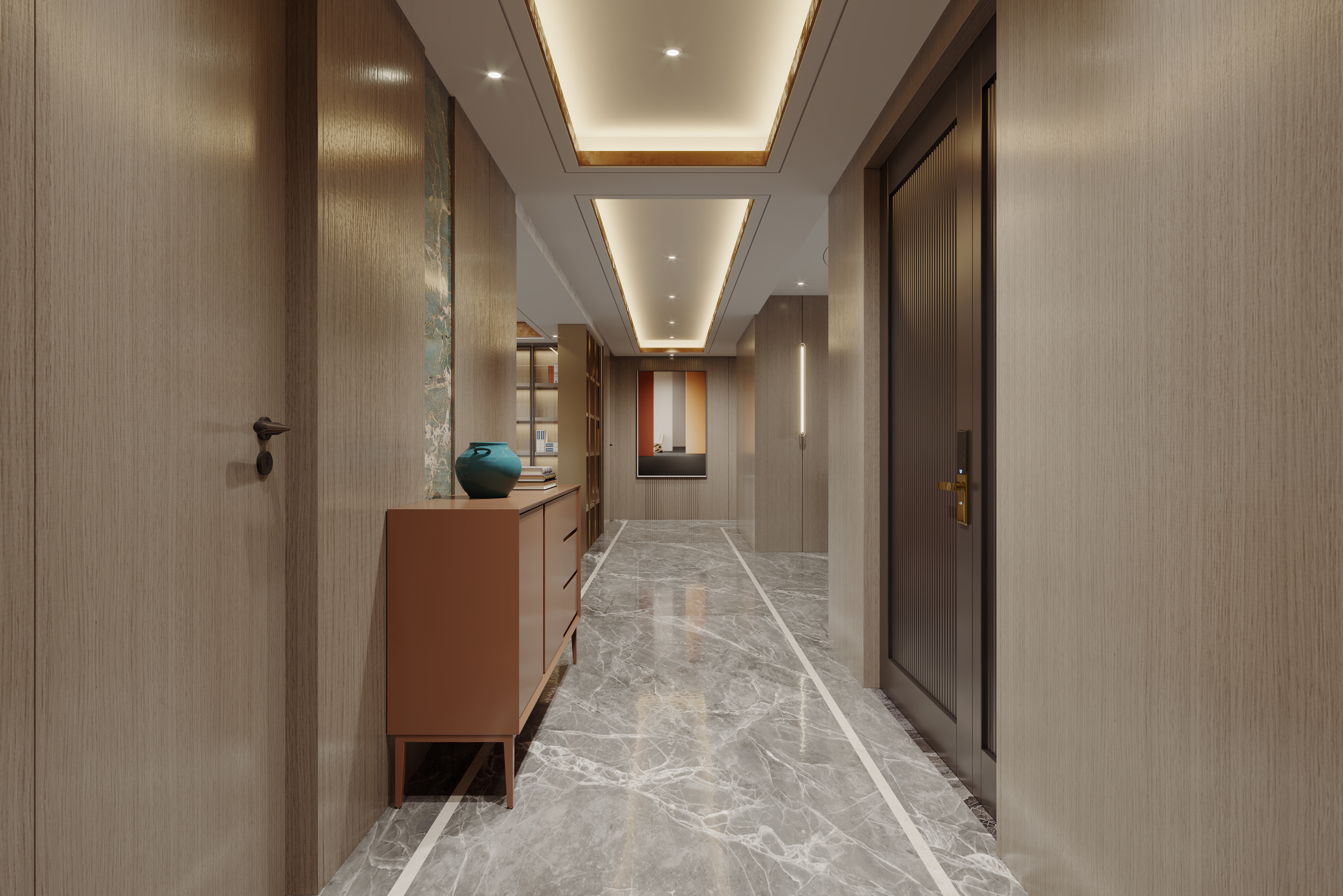 R.H 空间设计--现代轻奢风格-1