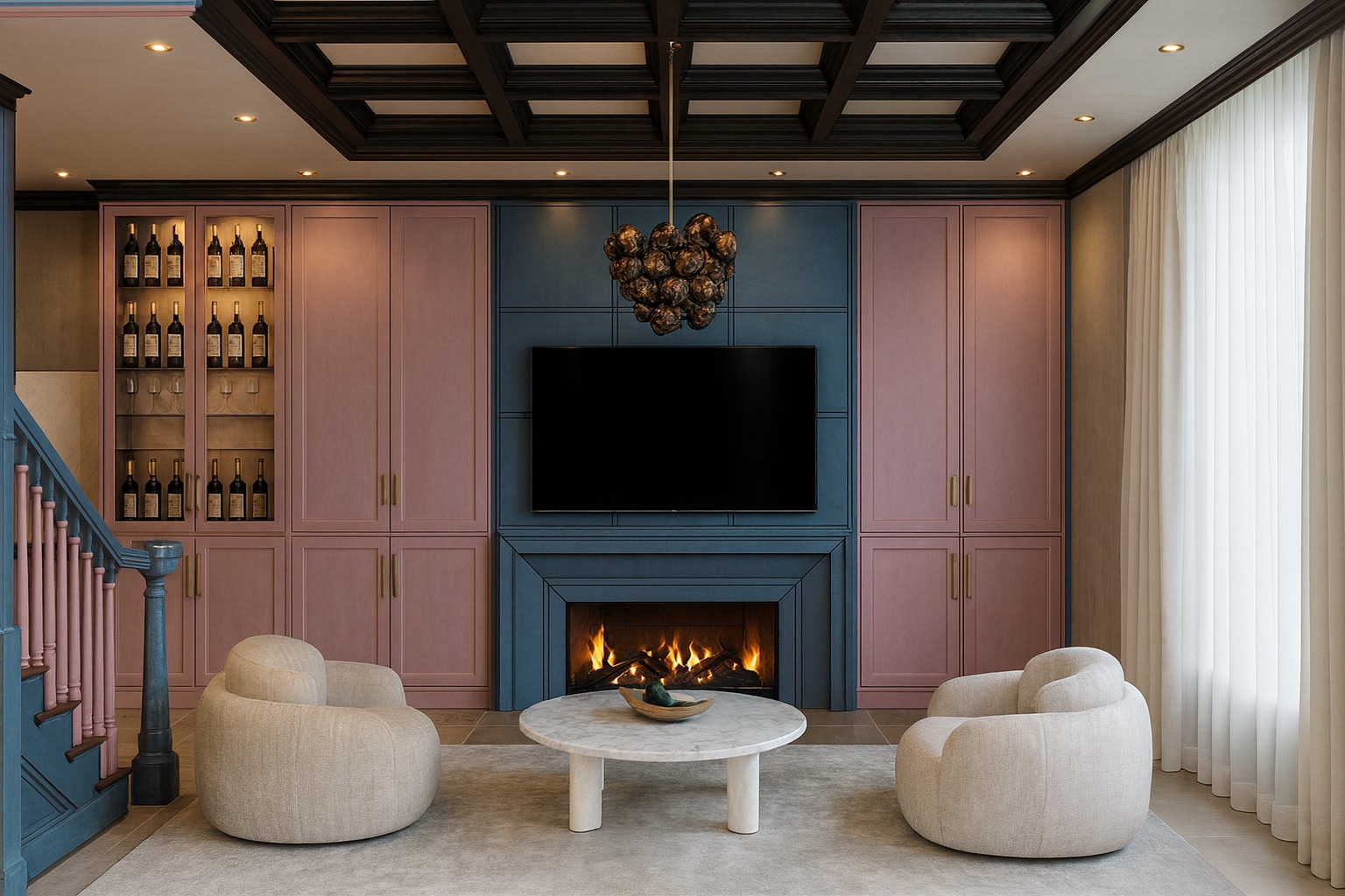 现代经典室内设计 温暖优雅的对比-16