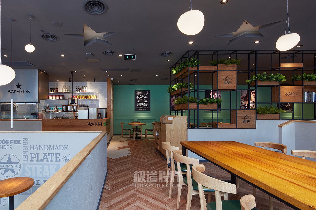 沃星厨牛排·轻食餐厅  极道设计-11