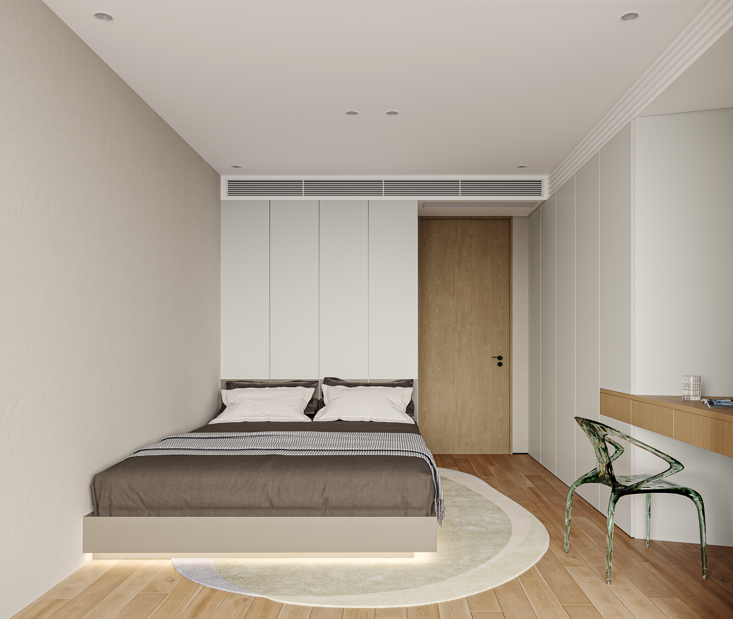 鸿烨表现|简约和木作的碰撞-2