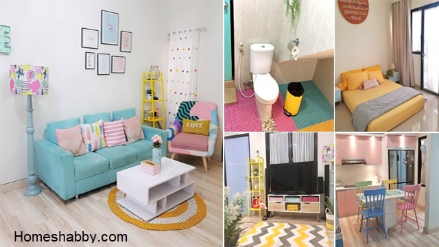 36型房屋从客厅到厨房的室内设计-1