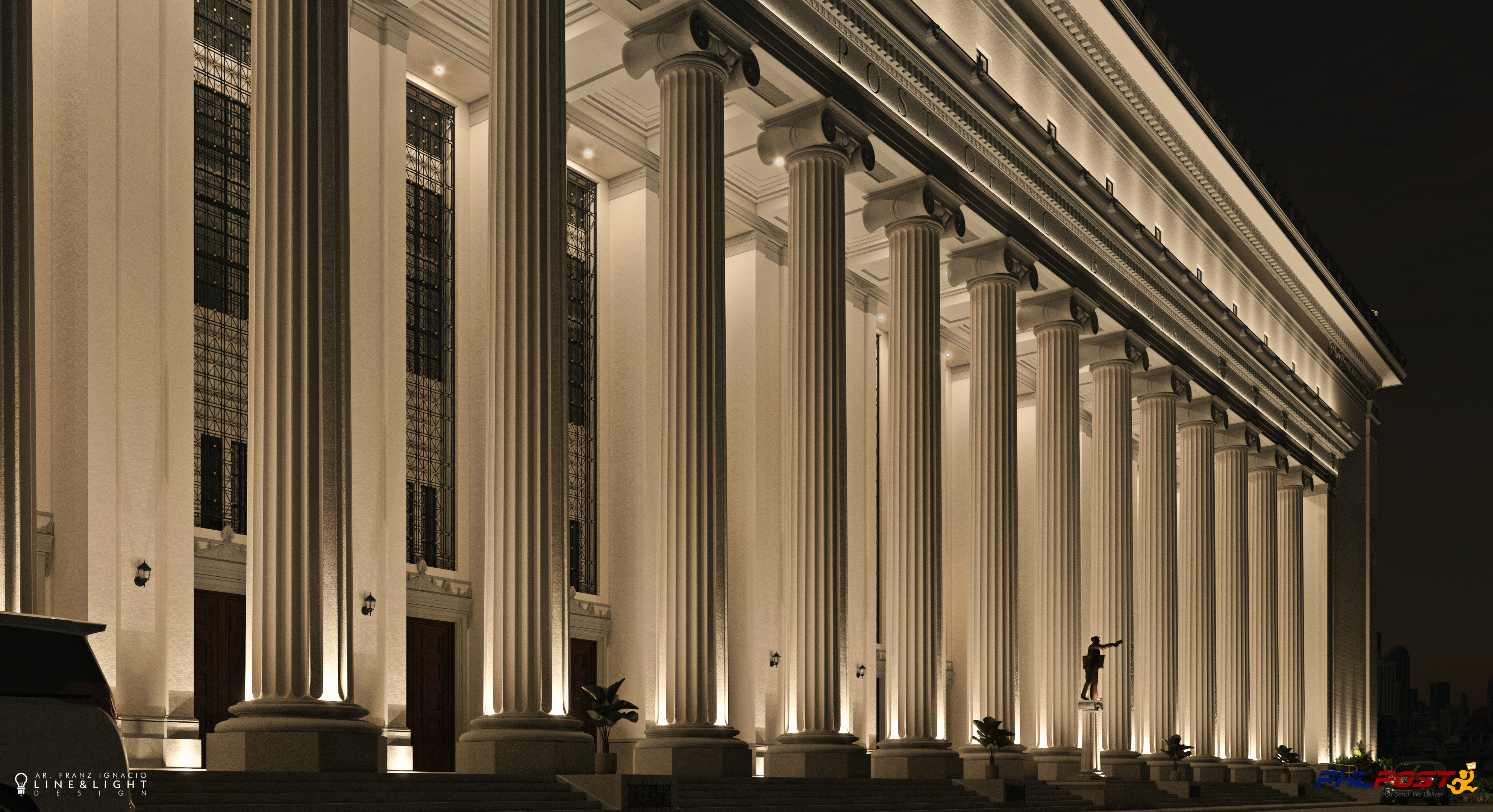 Manila Central Post Office Buidling - Night Renders-6
