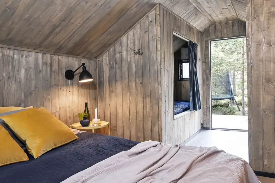 瑞典简约夏日小木屋设计-11