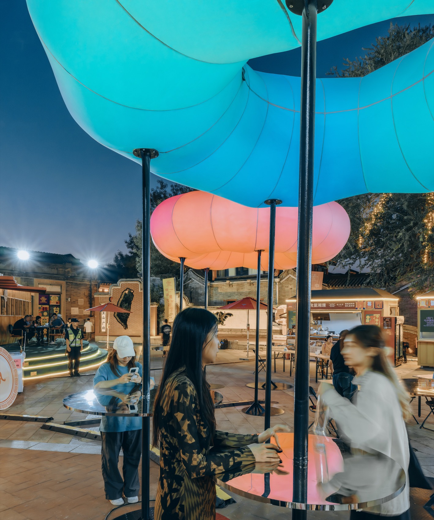 「一笔烟火」与「一圈京味」装置丨中国北京丨清华大学建筑学院韦诗誉,朱宁团队-43