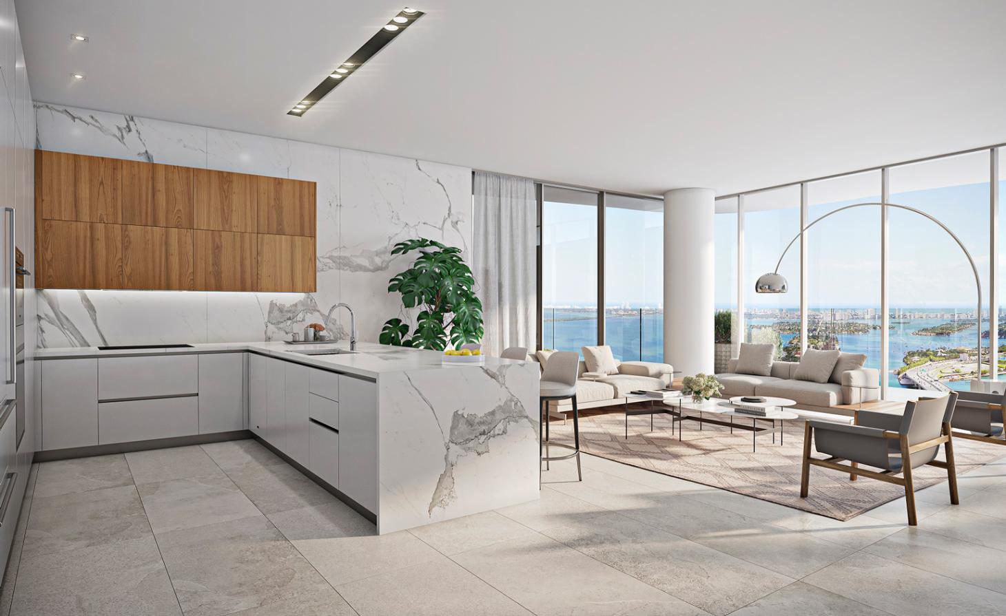 Casa Bella | B&B Italia 首座品牌公寓,现代地中海风在迈阿密熠熠生辉-12