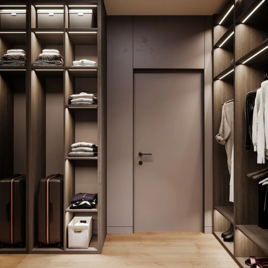 105㎡温润住宅，简约实木与大理石的完美结合-121