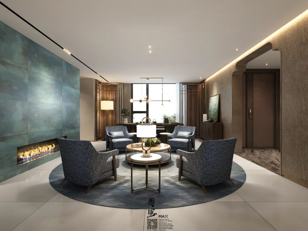 马思室内设计 | 现代轻奢别墅, 间至味是清欢-51