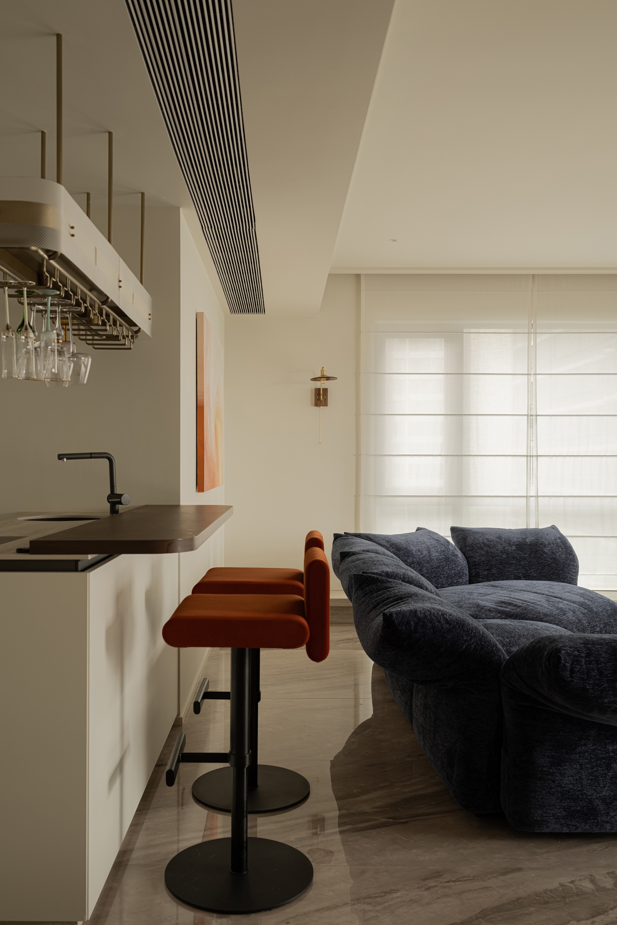 《柔煦》220㎡现代法式丨中国成都丨宏福樘设计-23