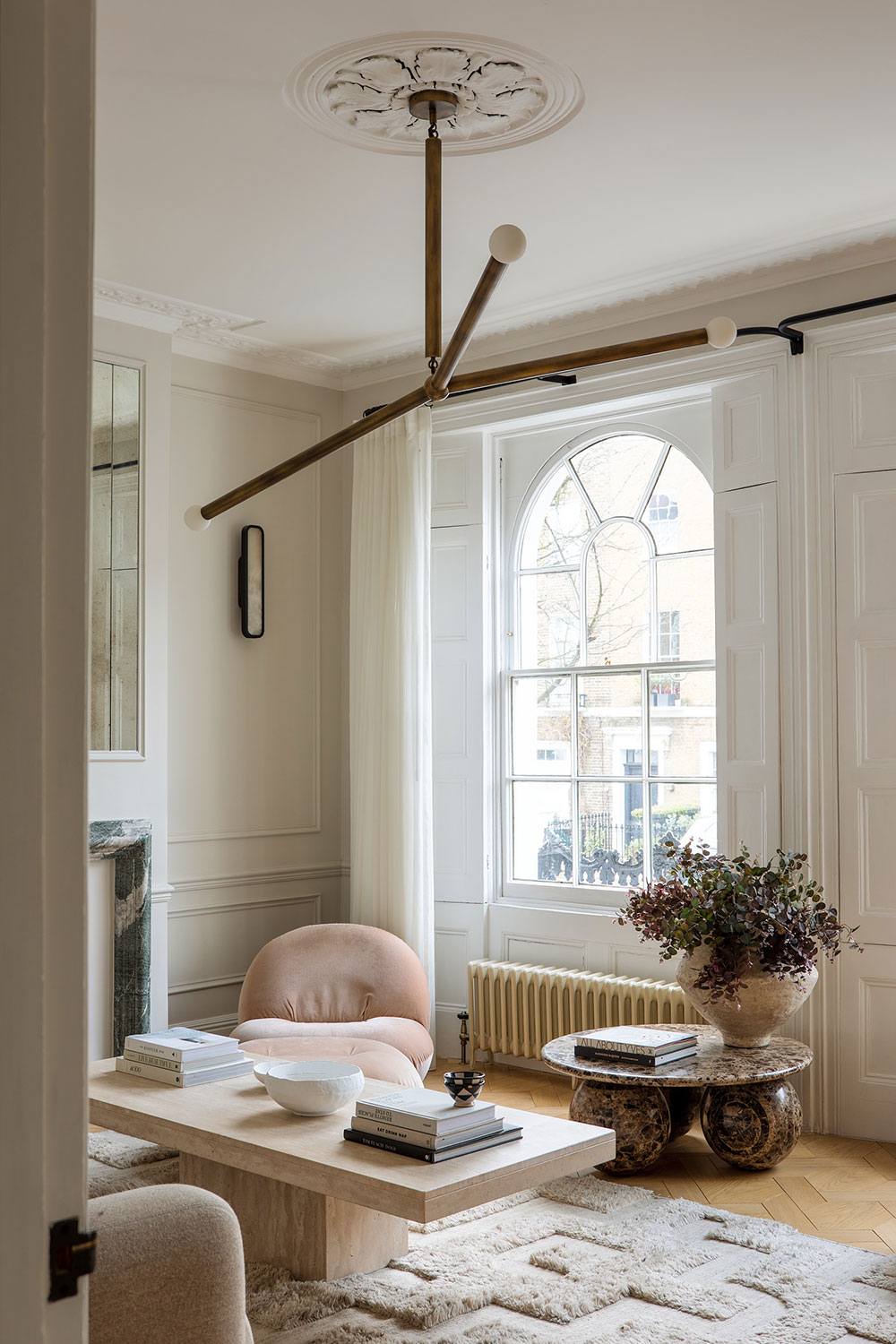 伦敦优雅维多利亚式公寓的现代改造-2