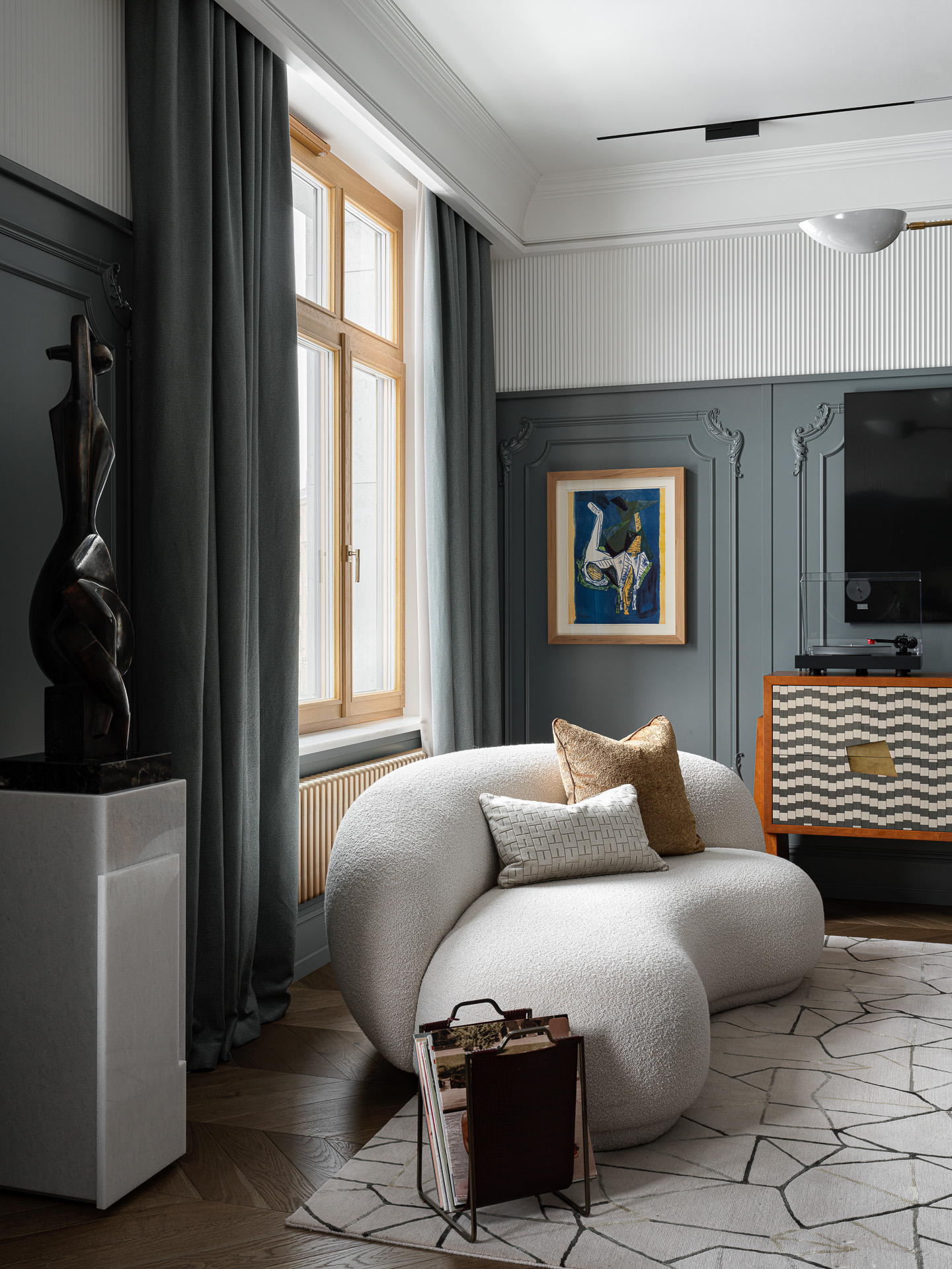彼得堡市中心公寓室内设计丨安娜·祖耶娃-2