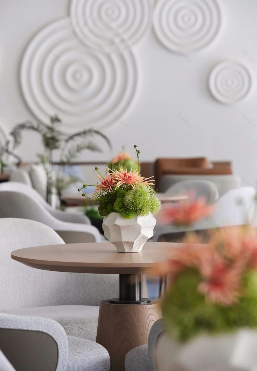 昆明天誉城售楼处与样板房 | 现代简约与爱马仕橙的碰撞-20