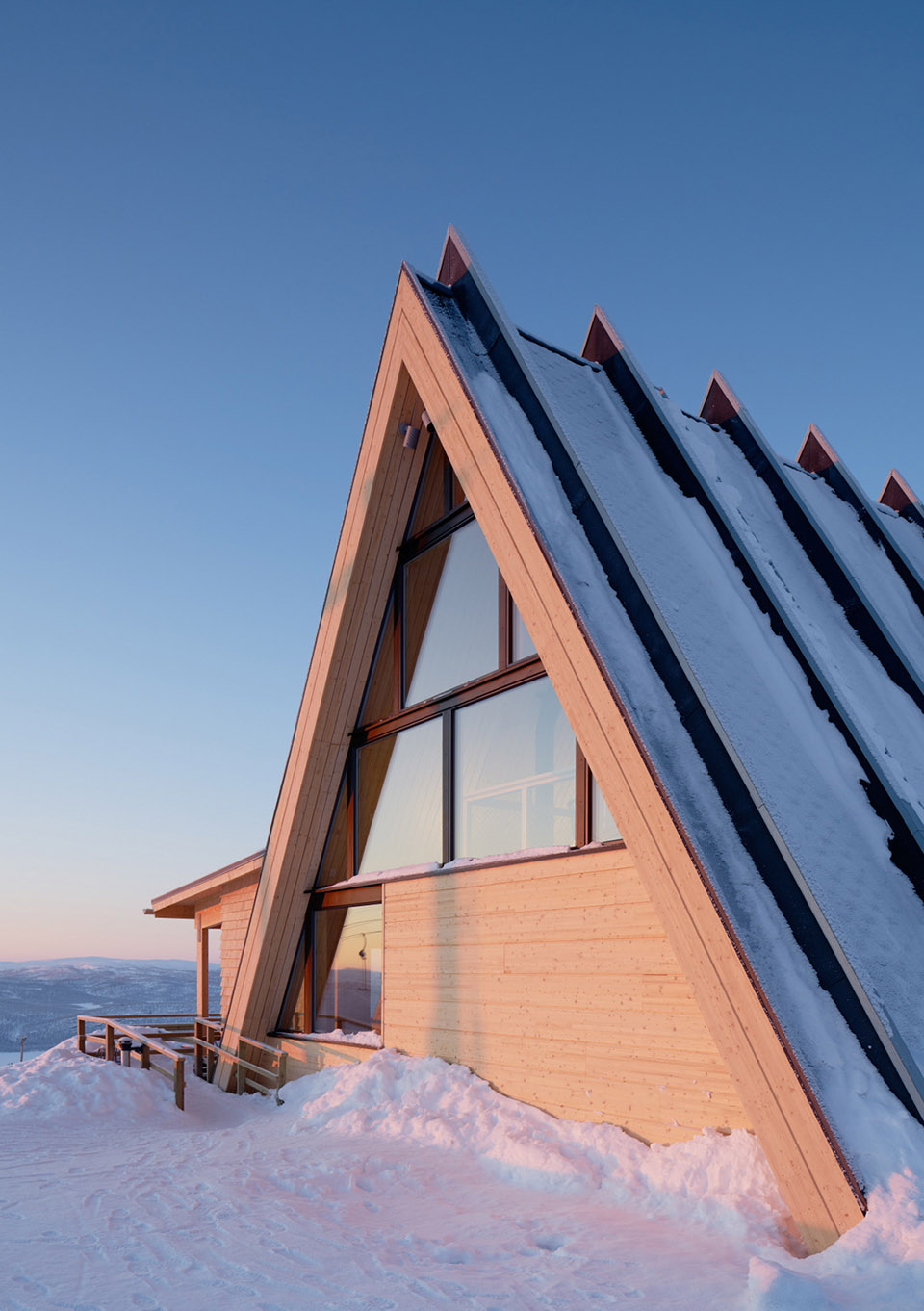 雪山木屋餐厅，瑞典 / Murman Arkitekter-25