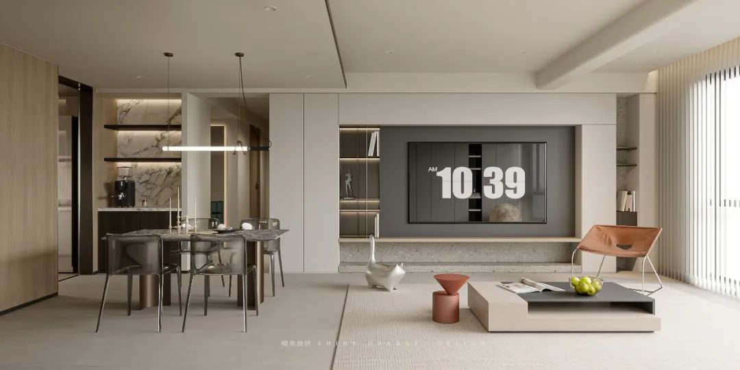 清夜无尘 月色如银 · 110㎡现代极简主义住宅丨中国宁波丨橙熹设计-36