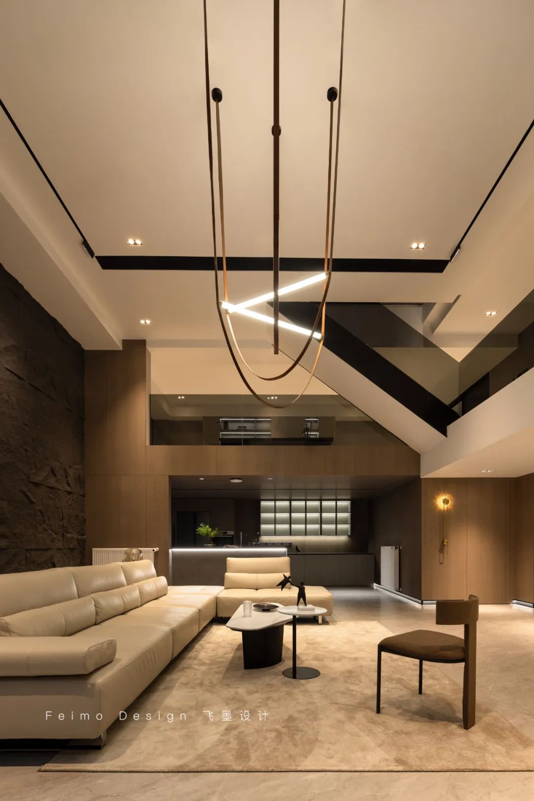 底复式豪宅设计丨飞墨家-16