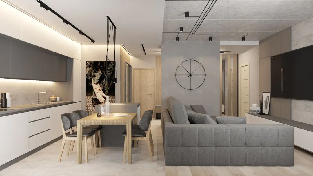 现代简约风的木质公寓丨Taras Belik-4