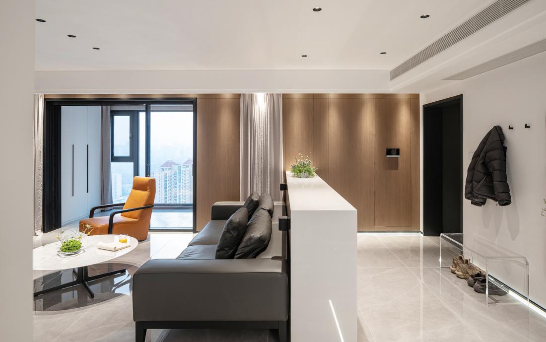 灰白之境 · 简约而不简单的客餐厅设计-5