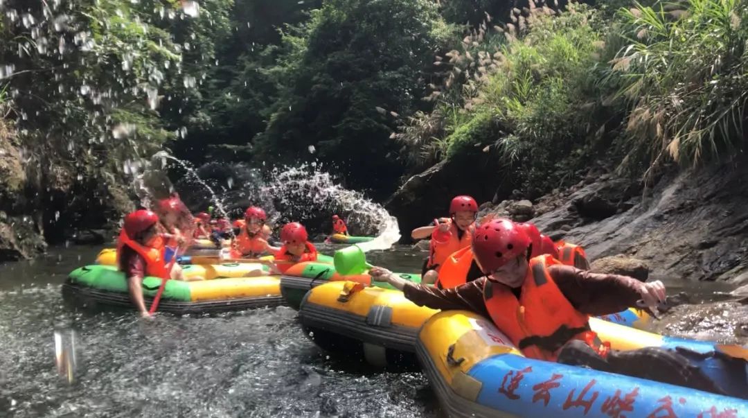 湘东北高峰峡谷漂流，至内设计团队夏日冰爽体验之旅-14