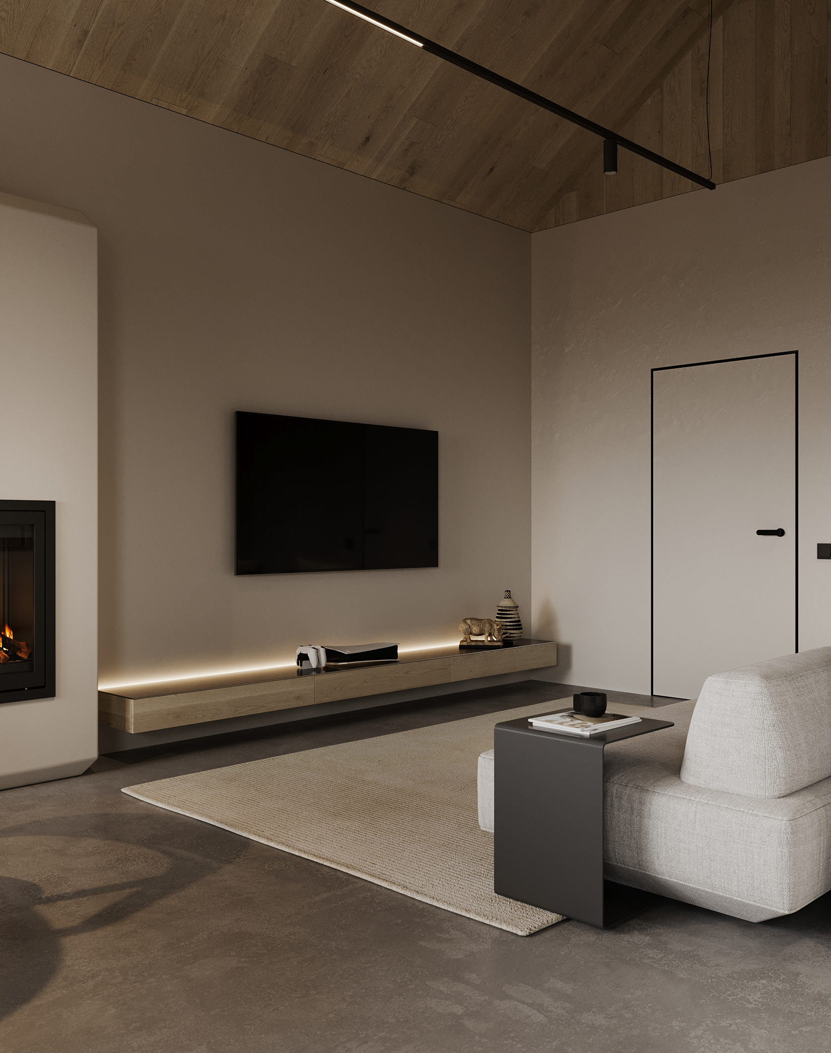 154平带阁楼空间设计 细节丰富！-14