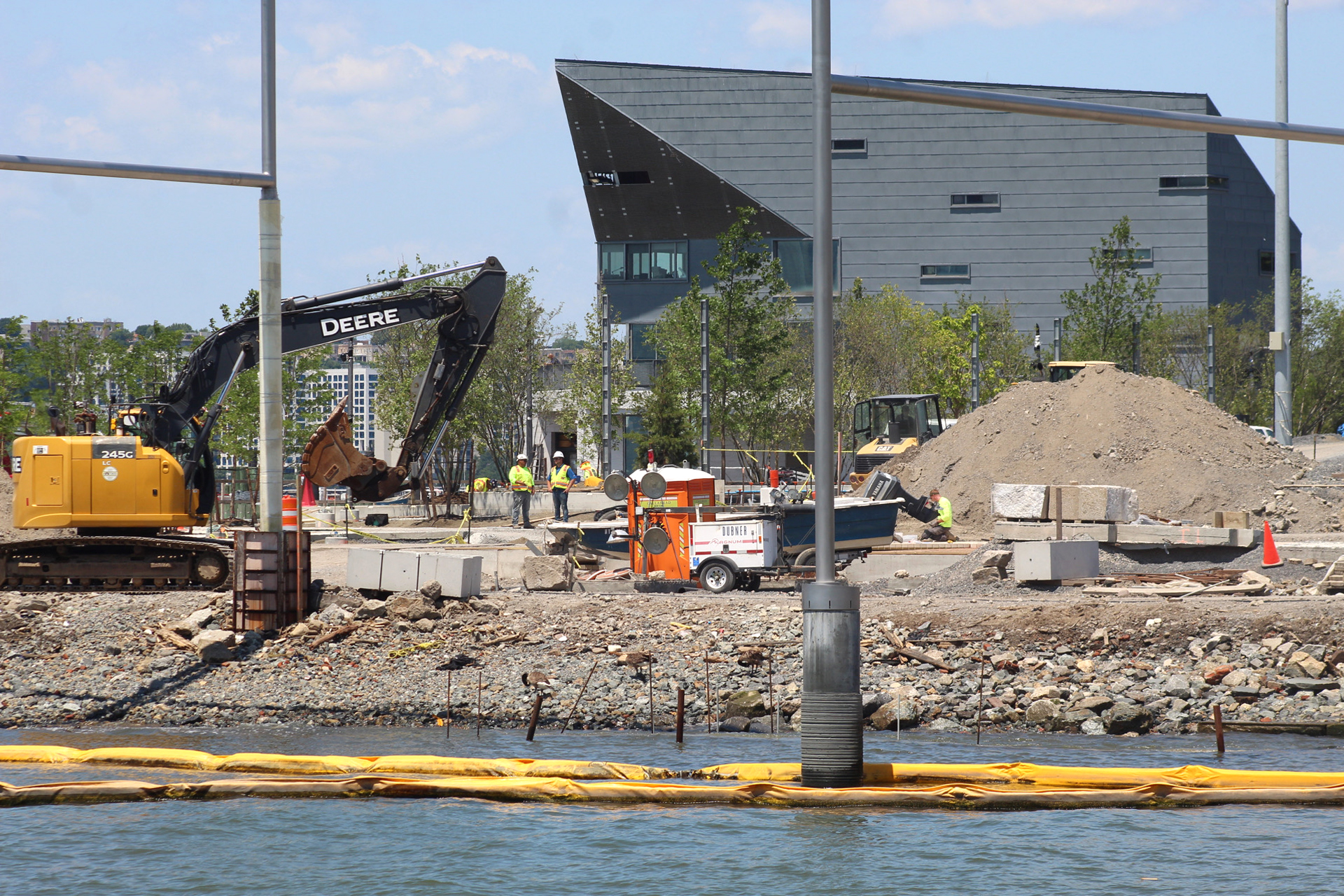 Tree Planting Begins at Gansevoort Peninsula Park on the West Village Waterfront, Manhattan - New York YIMBY-15