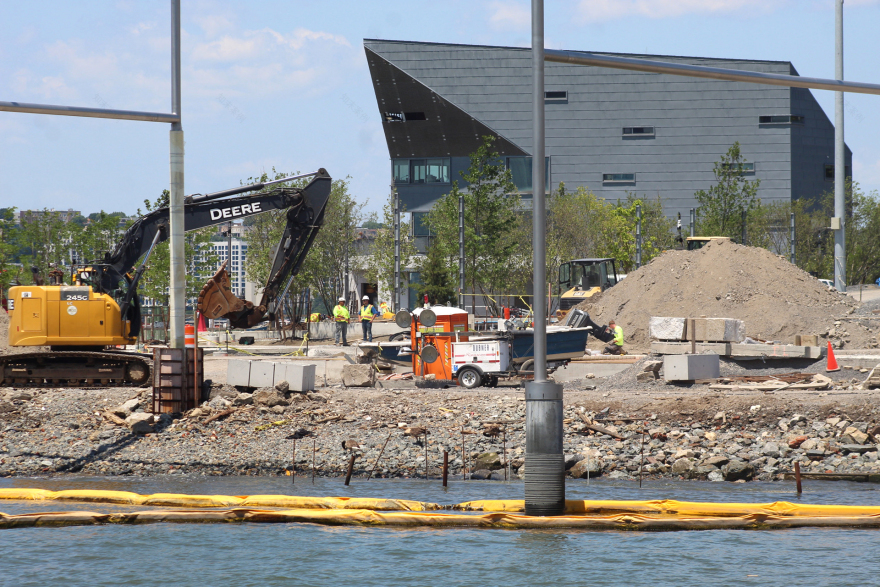 Tree Planting Begins at Gansevoort Peninsula Park on the West Village Waterfront, Manhattan - New York YIMBY-15