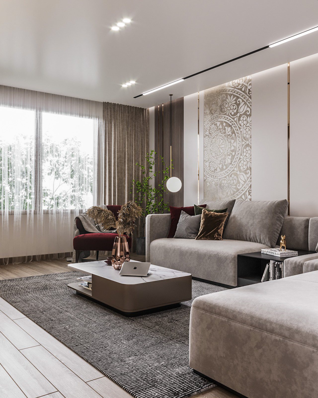 Living area & coffee corner-1