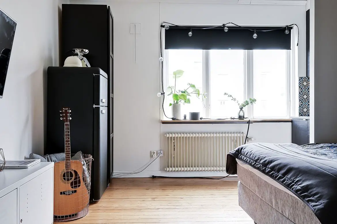 砖石与木头的完美结合 | 26 平米小空间的魅力大改造-10