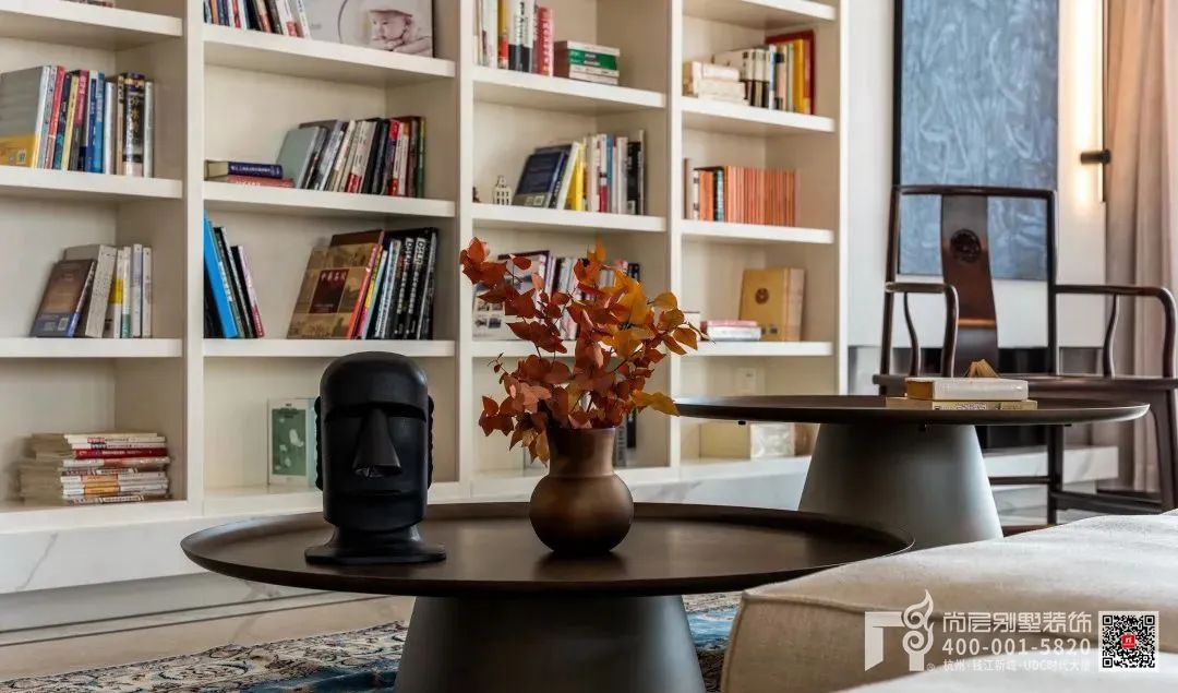 秋日浪漫 · 300㎡混搭风别墅装修实拍丨杭州尚层装饰-18