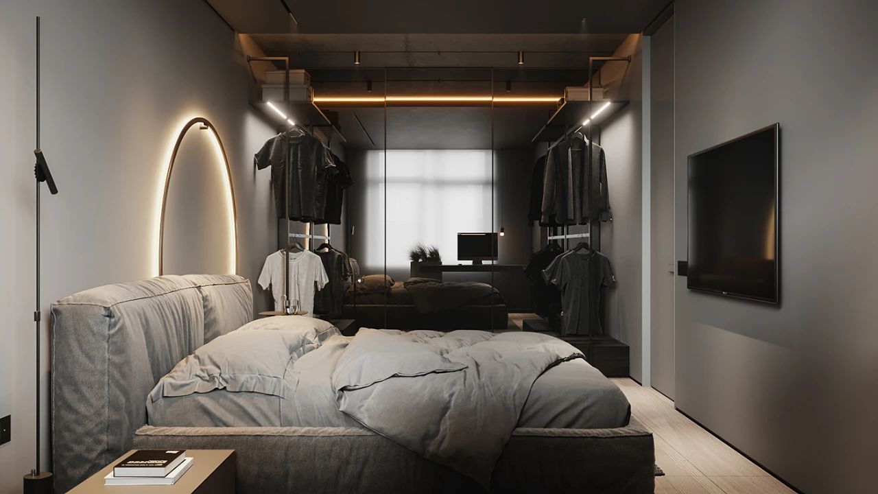 乌克兰极简诗意的小型住宅丨乌克兰基辅丨4 Balance Design-23