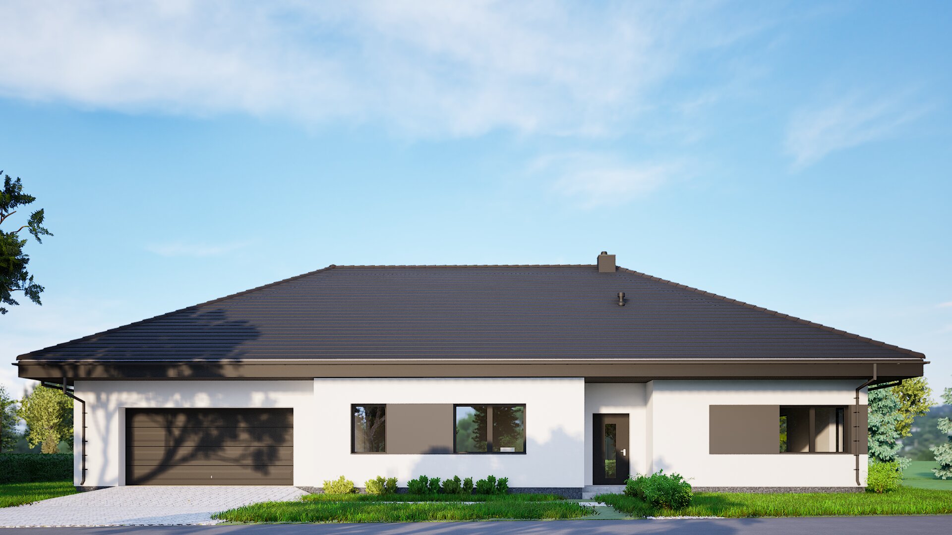 Dom jednorodzinny parterowy-0