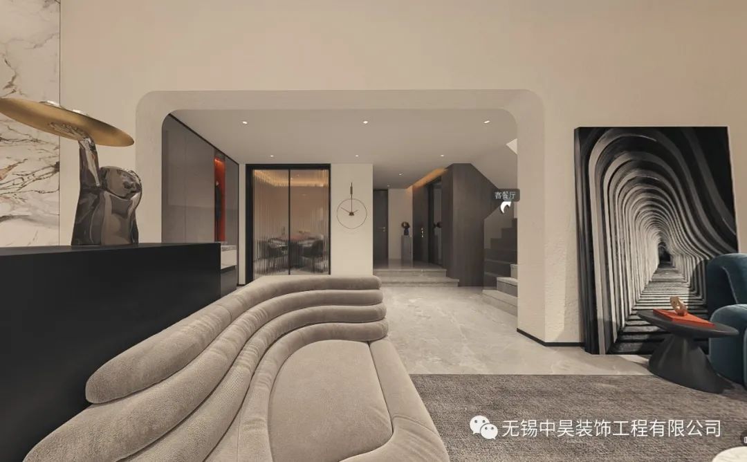 金轮·湖晓兰庭 | 现代中式风格别墅设计-40