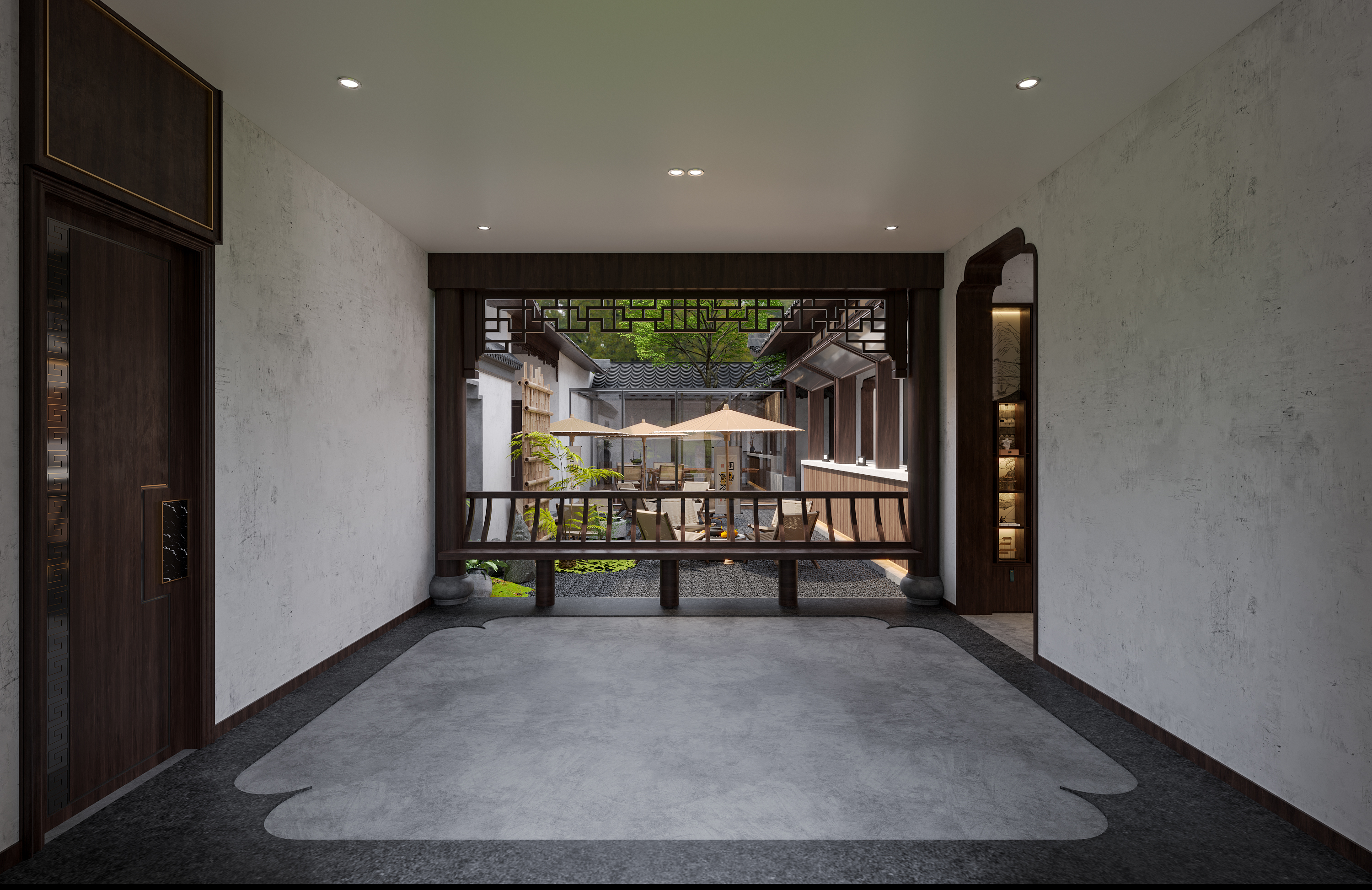 中式名宿庭院-5