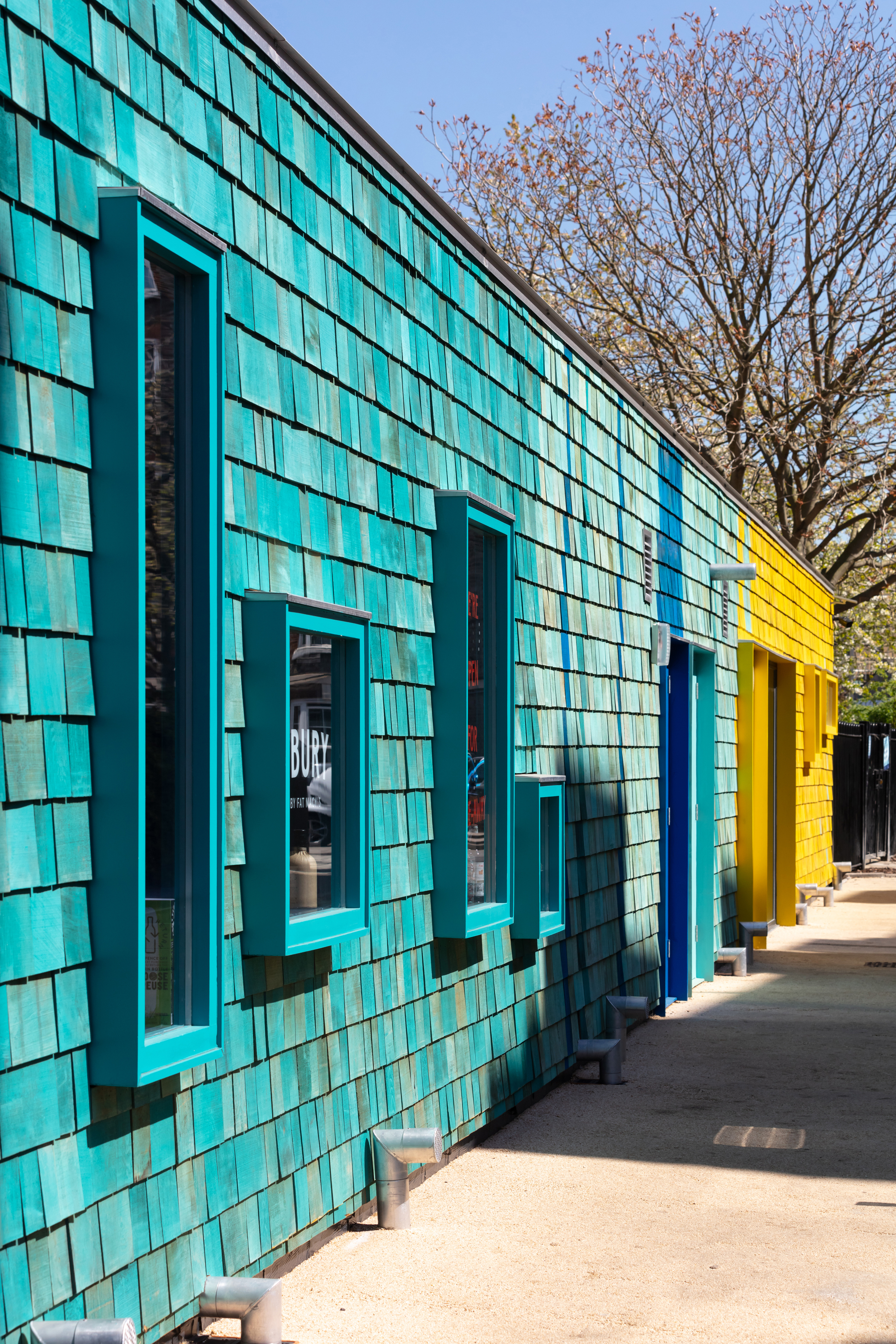 Ebury Edge · 彩色木质设计的临时社区中心丨英国伦敦丨Jan Kattein Architects-20