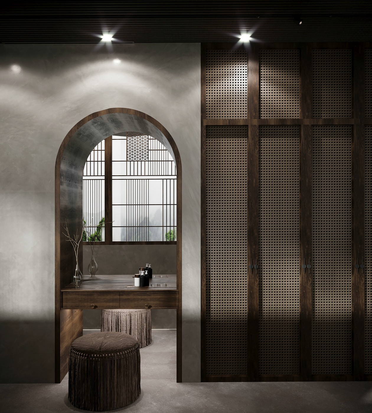 水泥灰+侘寂风，构筑不一样的静谧住宅-18