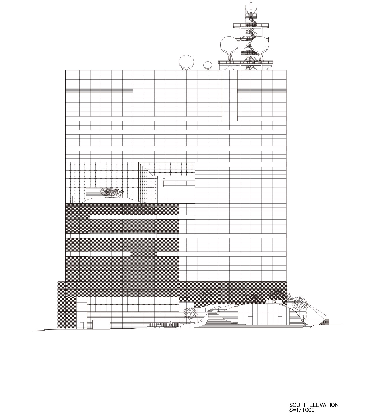 朝日放送新总部大楼丨日本大阪丨隈研吾建筑都市设计事务所-26