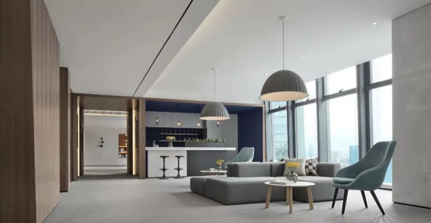 深圳卓越前海壹号办公展示体验中心 于强室内设计-8