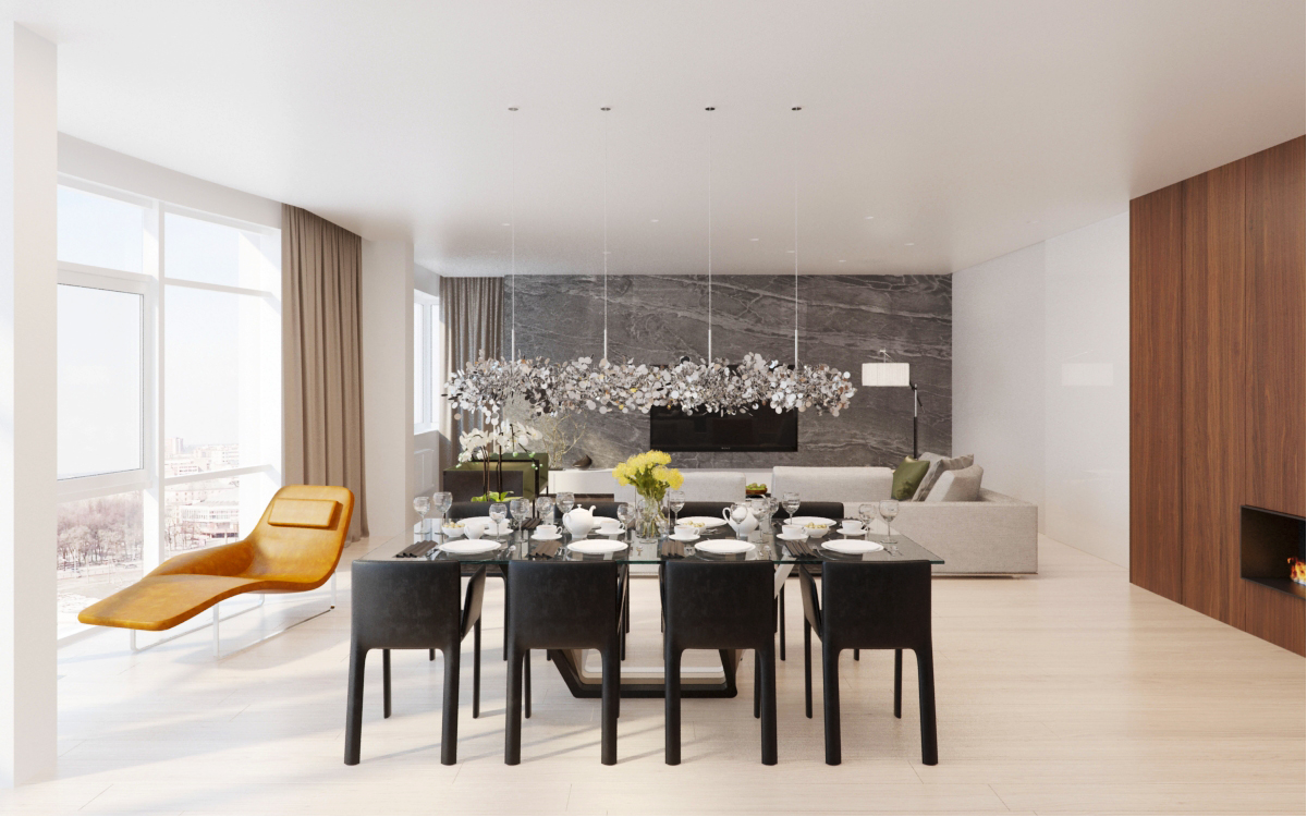 The interiors of the apartments are 200 m  in Novgorod Alexandra Fedorova-0