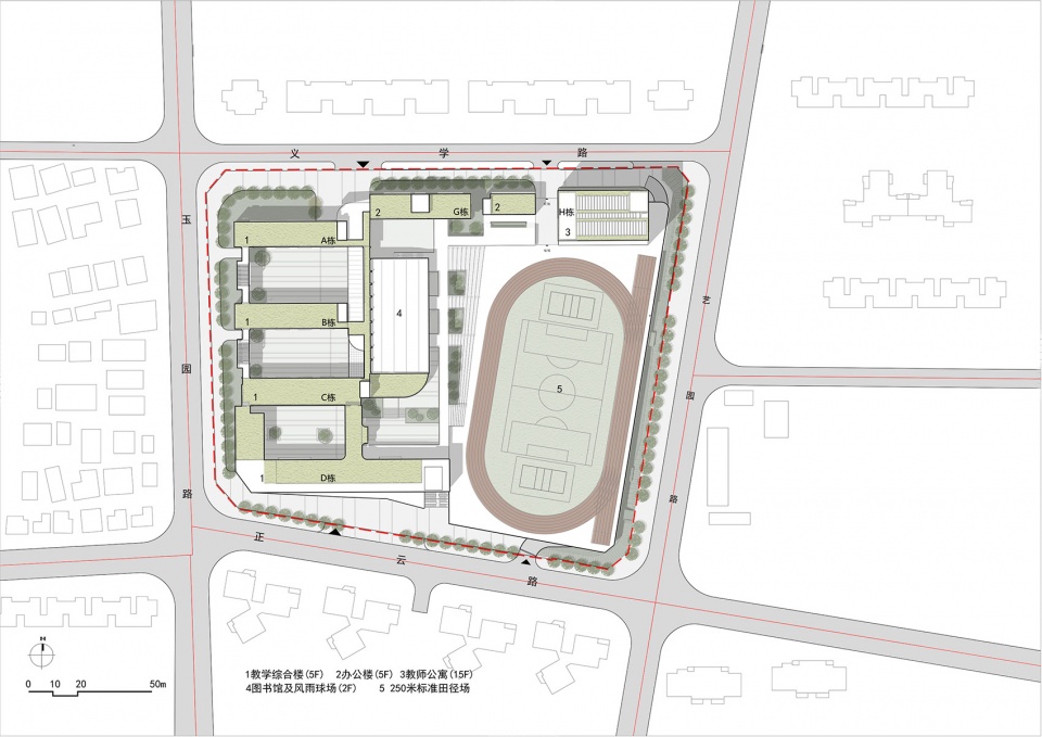 深圳南山麒麟中学改扩建工程丨中国深圳丨深圳大学建筑设计研究院有限公司-76