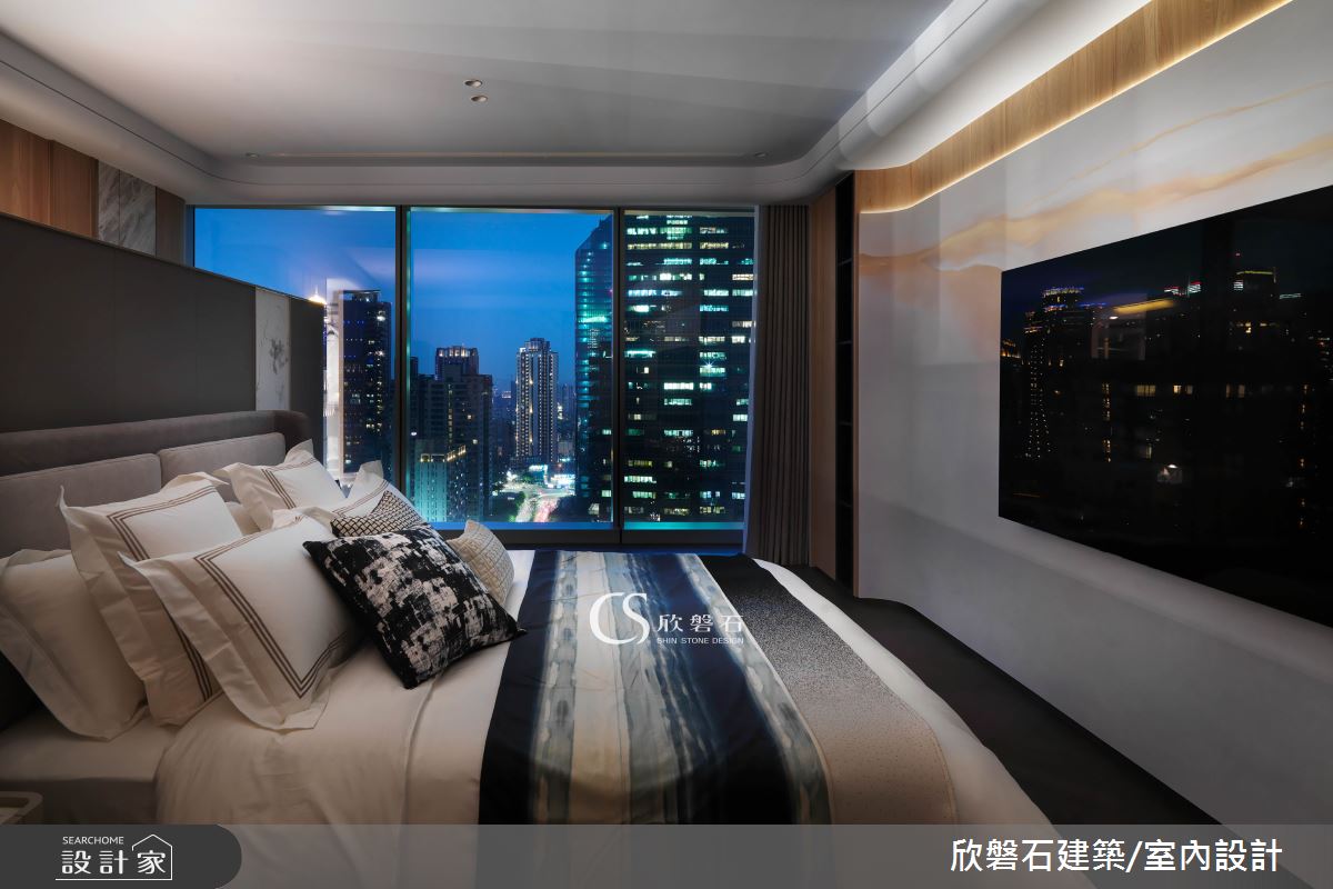 欣磐石·73  寶輝秋紅谷V·混搭風·95坪設計案例丨欣磐石建築.空間規劃-17