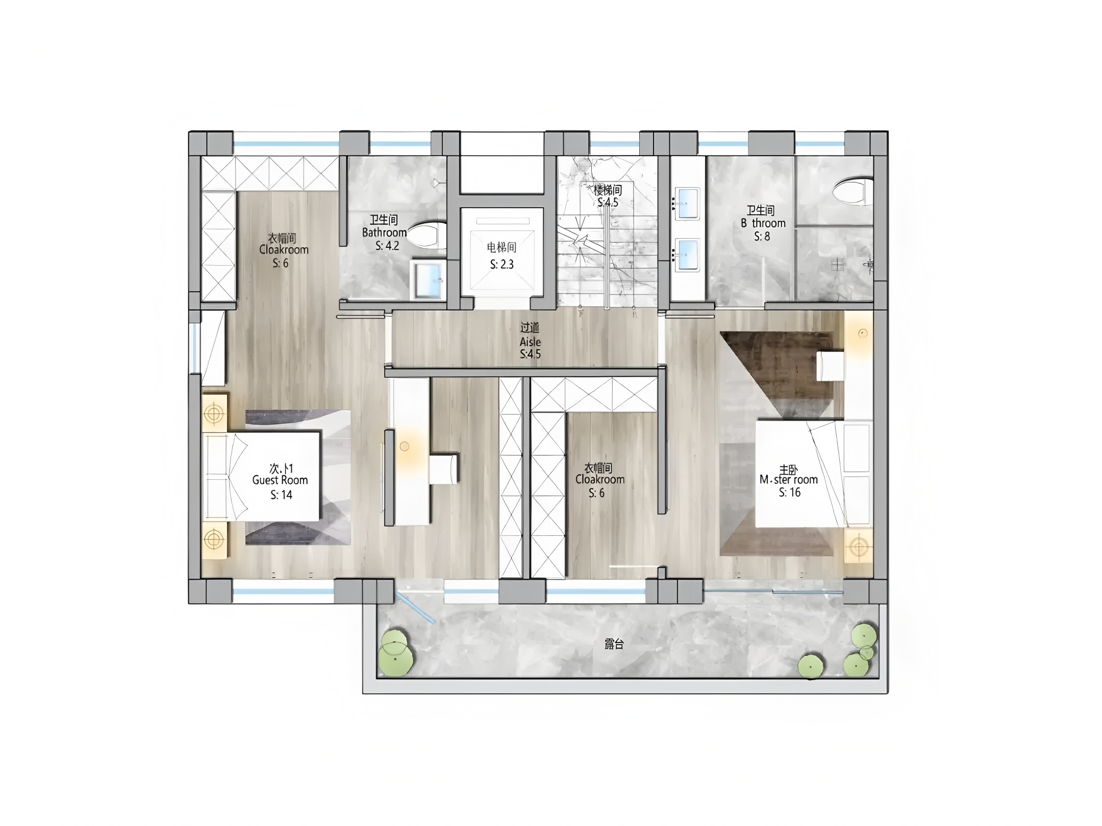 上海520m²无界艺邸丨中国上海丨栖檐设计-64