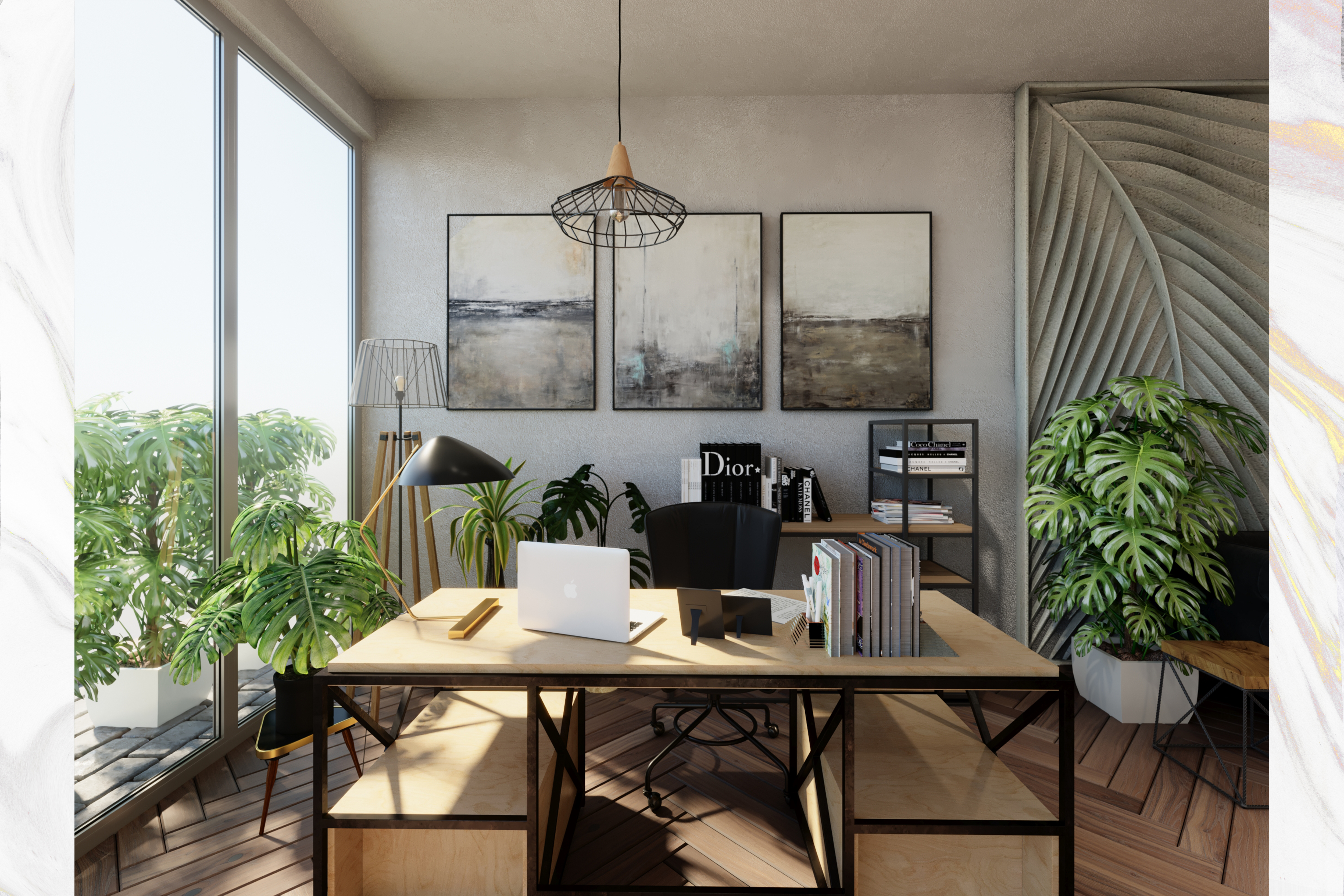 Barbershop exterior & interior design-3