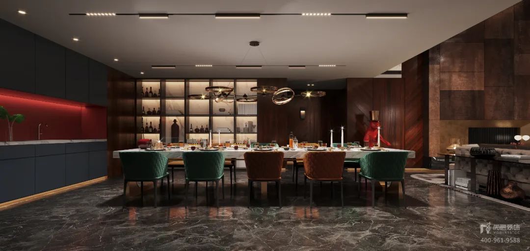 尚层装饰 | 张永吉 | 深色系空间设计，细节展现生活品质-19