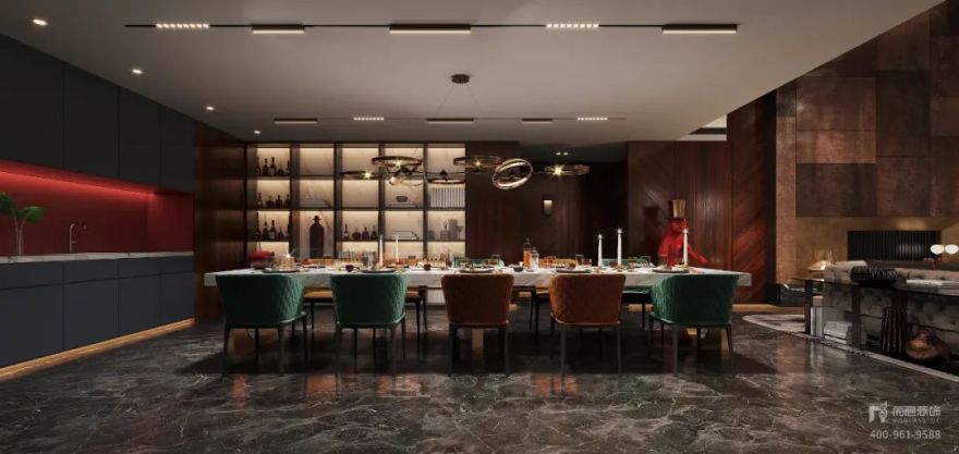 尚层装饰 | 张永吉 | 深色系空间设计,细节展现生活品质-19