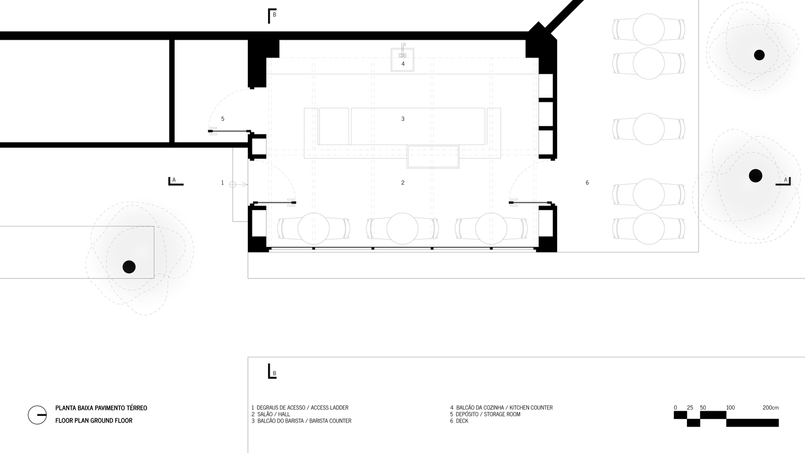 巴西 Coffeetown 咖啡馆 | 绿意盎然的家宅式设计-15