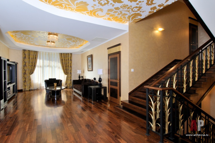 郊区法式复古风住宅室内设计丨Болдырева Екатерина-19