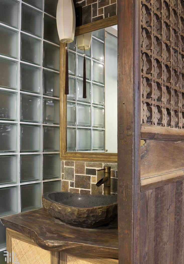 日光花园 | 自然元素融入现代家居,打造古朴生活空间-33